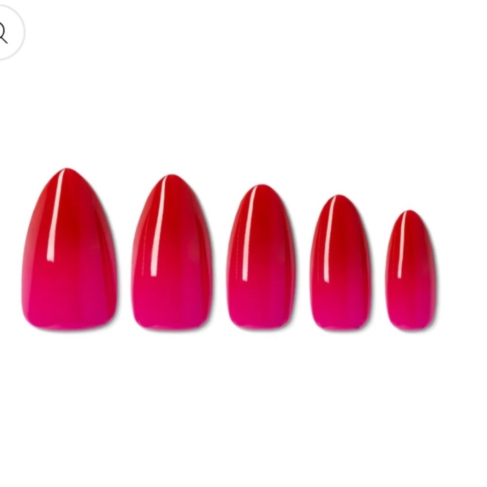 Facile 24 Reusable Press-On Nails Coffin Medium Pink Ombre - Picture 6 of 10